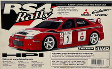 HPI RC RS4 Rally 1/10 MITSUBISHI Lancer Evo VI WRC 4WD Rally Car W/Box Unused JP