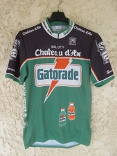 Maillot cycliste GATORADE CHATEAU D'AX shirt trikot maglia Gianni BUGNO 1991 L