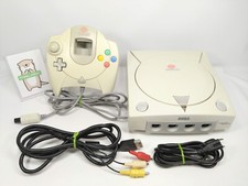 Dreamcast Console white HKT-3000 set Language Japanese Tested SEGA DC 0415A
