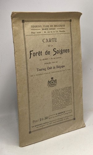 Carte forêt de soignes - forêt,