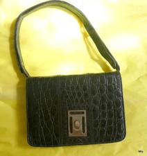 sac à main vintage  en croco