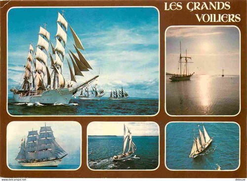 Carte postale bateaux - postale,
