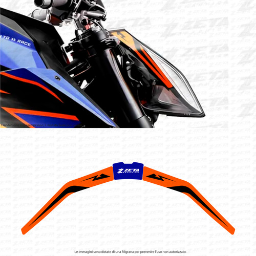 Set graphiques phare ktm - set,