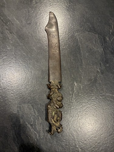 Coupe papier bronze - bronze, japon