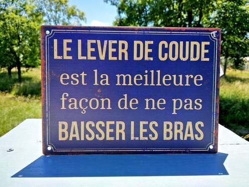 Plaque métal lever - plaque,