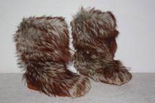 Bottes  Après Ski Vintage Pichette Poils Taille 39 BE