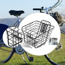 Panier de Rangement pour Vélo avec Couvercle, Porte-vélo pour Chien, Faire