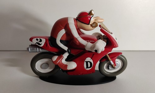 Figurine moto résine joe - moto, en