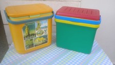 Pair of Giò Style Portable Refrigerator Box Fridge Retro Vintage Thermal Sea 