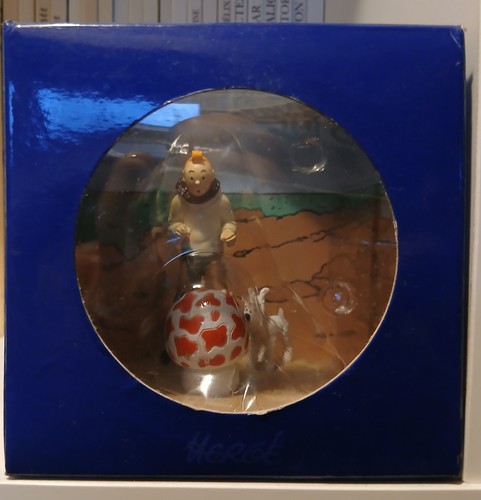 Figurine tintin coffret scène - figurine,