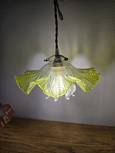 Suspension lumineuse double - suspension,