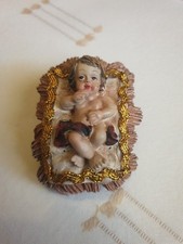 Enfant Jésus Creche Noël Santon Ancien 4,5 cm 