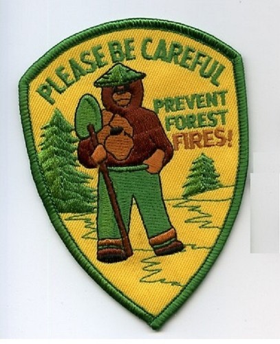 World forest firefighter patch - forest,