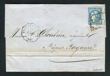 Rare lettre de Rion des Landes