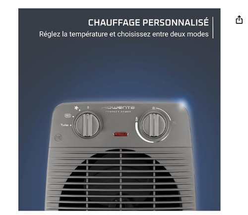 Chauffage soufflant rowenta - soufflant,