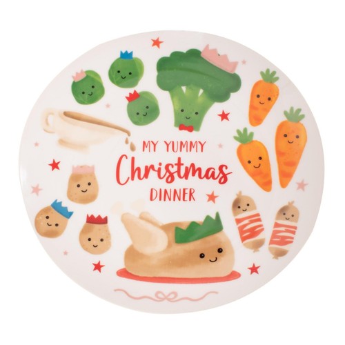 Assiette dîner noël - assiette,