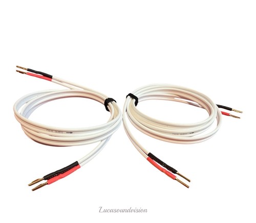 Câble haut parleur blanc naim - câble,