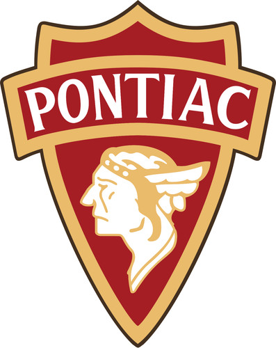 Pontiac sticker logo classic - pontiac,