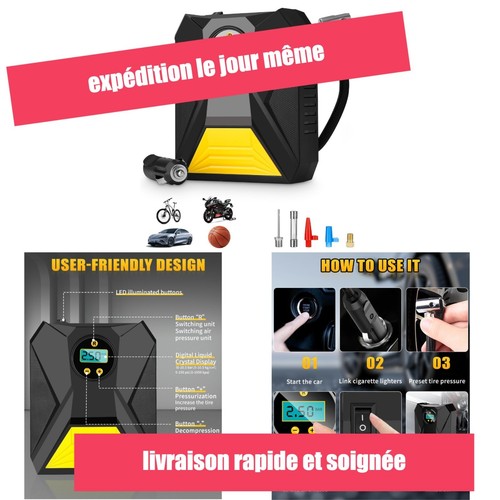 Gonfleur pneus v - 12,