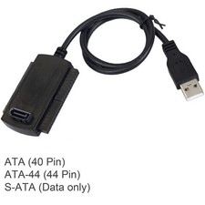 Ide USB Câble Adaptateur ATA-44 Ata 40 Pin 44 Pol S-ATA SATA USB Type A M880