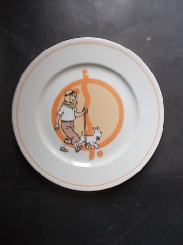 Herge superbe assiette - superbe, tintin