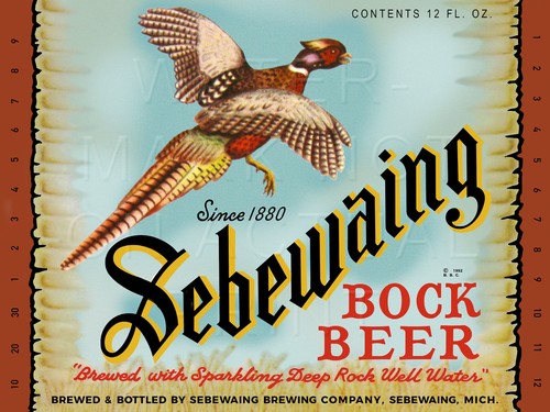 Sebewaing bock beer - sebewaing,
