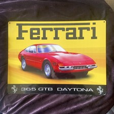 plaque émaillée FERRARI 365