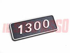 Écriture Sigle D'Aile Arrière FIAT 128 Berline 1300 En Aluminium Original