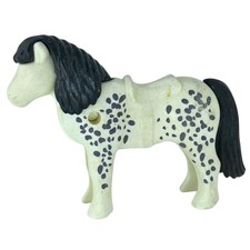 Playmobil poney blanc/gris