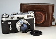 1964 EXPORT USSR "ZORKI 6" rangefinder camera + JUPITER-8 M39 LENS f2/50 (7)