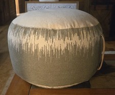 Modern Round Gray and White