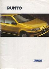 Fiat Punto 55 60 75 90 TD Cabriolet GT 1994-95 original UK Sales Brochure