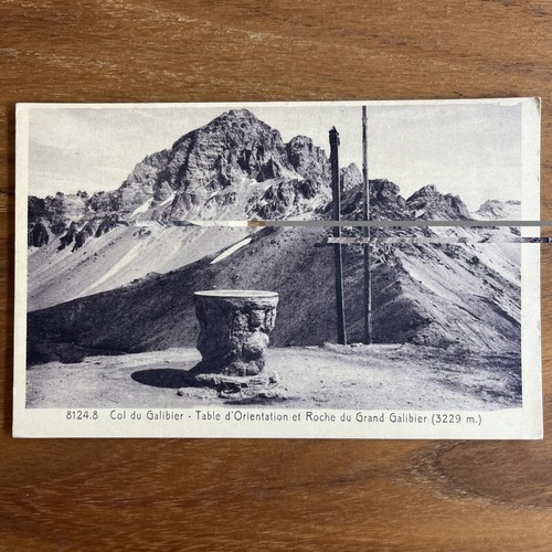 Cpa col galibier table - col,
