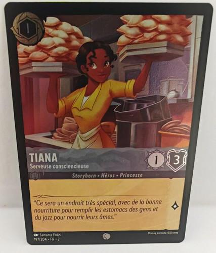 Carte disney lorcana tiana - lorcana, 2