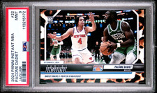 2024 Panini Instant- Pacome Dadiet #22 Dadiet Drains 3-Pointer Jaguar 6/10 PSA 9