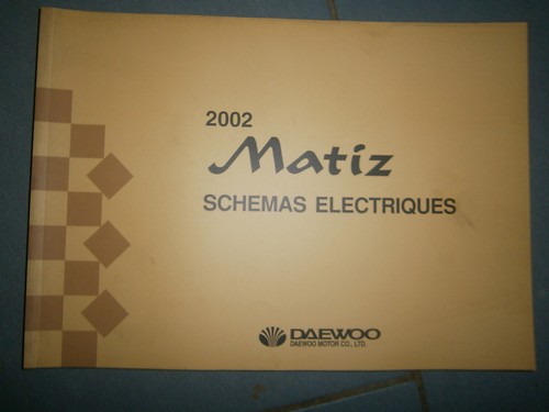 Daewoo matiz 2002 - daewoo, schémas