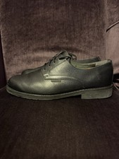 Mephisto Melchior Cap Toe Derby Black Smooth/Grain Leather Sz 10.5 Goodyear Welt