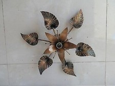 Wrought iron chandelier ceiling light with diam lys 43 cm