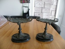 PAIRE GARNITURE CHEMINÉE SUR