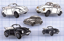4 Pin's voiture Coccinelle Volkswagen Démons & merveilles VW Cox Auto + 1 relief