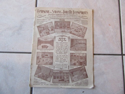 Catalogue parfumerie 1928 - de,