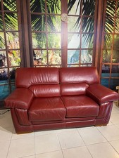 Canapé en cuir véritable