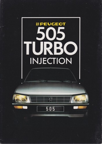 Catalogue brochure peugeot 505 - catalogue,