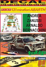 DECAL FIAT 131 ABARTH A.ZANUSSI R. SOL-RACE 1982 WINNER (02)