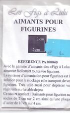  REF PA 10040 1 BAG OF 10 MAGNETS 2CM/2CM PLUS STEEL PLATE