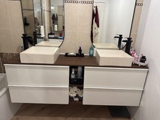 meuble salle de bain double