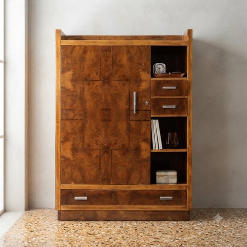 Armoire vintage bruyère - armoire,
