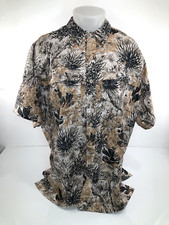 GAME GUARD Brush Desert Embroidered BOB WHITE QUAIL Camouflage Hunting 2XL Shirt