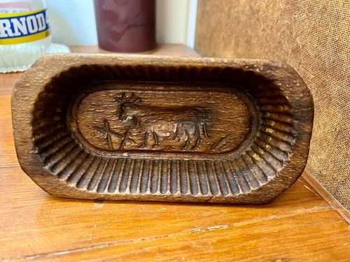 Moule beurre ancien bois - beurre,