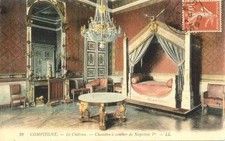 cpa COMPIEGNE 28 LL chambre napoléon couleur